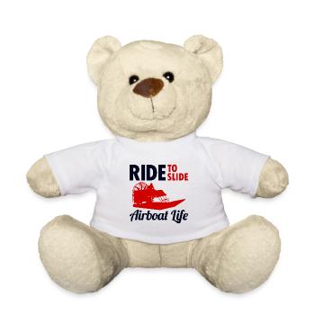 Airboat Fanboot Airboating Swamp Boot Race Ride - Teddy - Weiß - Vorne