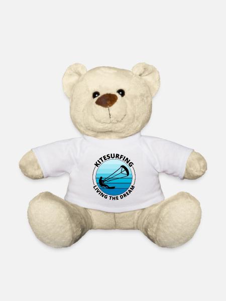 Kitesurfen Kitesurfen Kiteboarding Kiteboarder - Teddy - Weiß