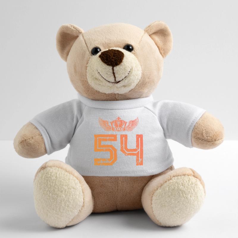 54 Number crown Teddy Bear
