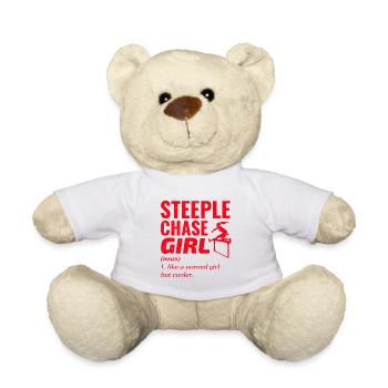 Steeplechase Fille Steeplechaser Athlétisme - Nounours - blanc - Devant