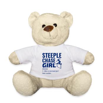 Steeplechase Fille Steeplechaser Athlétisme - Nounours - blanc - Devant