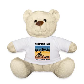 Bikejoring DogScooting Dog Sport Bike Bicycle Ride - Nounours - blanc - Devant