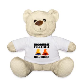 Bolognese Full-Circle Bell Ringer Ringing Hobby - Nounours - blanc - Devant