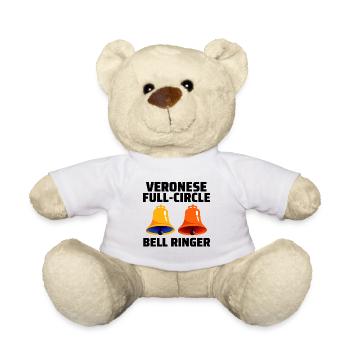 Veronese Full-Circle Bell Ringer Ringing Hobby - Nounours - blanc - Devant