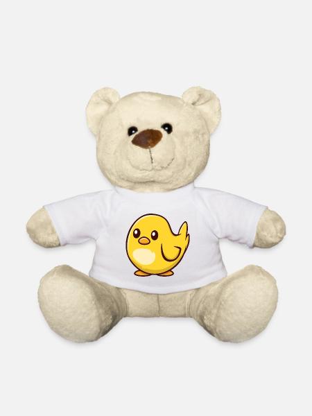 Poussin - Nounours - blanc