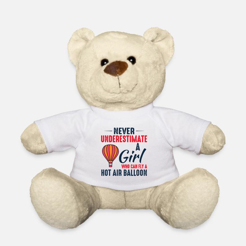 Heißluftballonfahrt Hopper Ballonfahrt Ballonfahrer - Teddy - Weiß