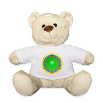 Bunter Lautsprecher 3D - Teddy - Weiß - Vorne
