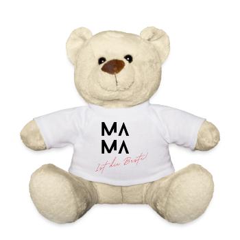 MAMA ist die Beste! - Teddy - Weiß - Vorne