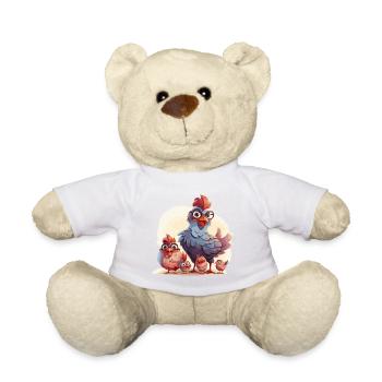Chicken Mom - weiß - Teddy - Weiß - Vorne