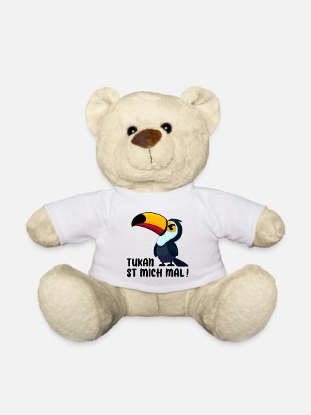 TUKAN VOGEL AMERIKA SAFARI BÖSE LAUNE ABNEIGUNG - Teddy - Weiß