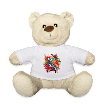 Exotischer Papagei-Wirbelwind - Teddy - Weiß - Vorne