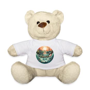 Dreamscape Yoga - Teddy Bear - white - Front