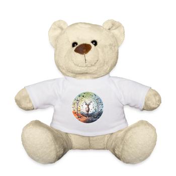 Animal of the forest - Teddy Bear - white - Front