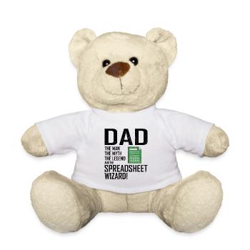 Buchhalter Papa Buchhaltung Finanzen Finanzen Lustig - Teddy - Weiß - Vorne