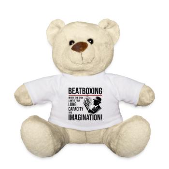 Beatboxing Culture Rythmique Beatbox Art Musique - Nounours - blanc - Devant