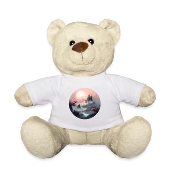 Mystical Peaks - Teddy Bear - white - Front