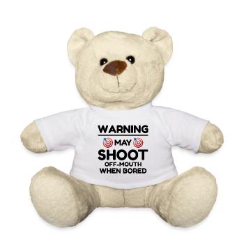 Archery Targets Archer Bullseye Shooting Sport - Teddy Bear - white - Front