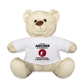 Archery Targets Archer Bullseye Shooting Sport - Teddy Bear - white - Front