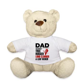 Baumpfleger Vater Baumchirurg Kletterer Klettertrimmer - Teddy - Weiß - Vorne