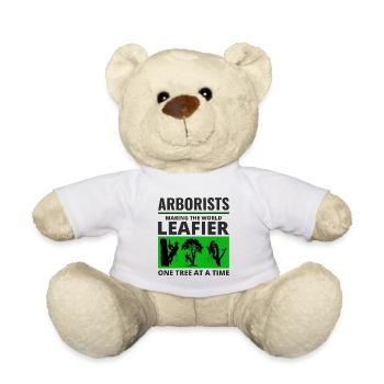 Baumpfleger Baumchirurg Kletterer Klettertrimmer - Teddy - Weiß - Vorne
