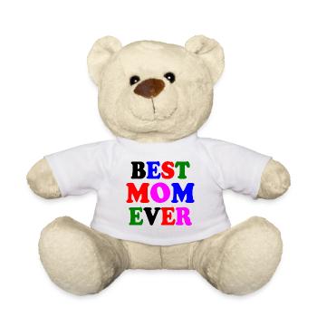 Best mom ever - Nounours - blanc - Devant
