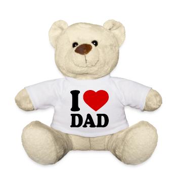 I love dad - Teddy - Weiß - Vorne