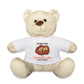 Fossil Hunting Paleontology Dinosaur Prehistoric - Teddy Bear - white - Front