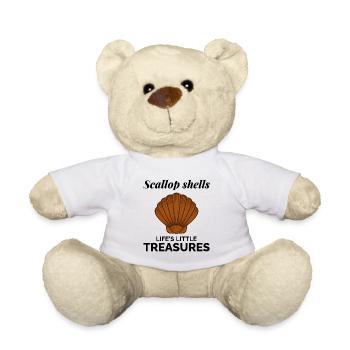 Jakobsmuscheln Sammler Strandräuber Schalentiere - Teddy - Weiß - Vorne