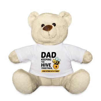 Honigbiene Vater Imker Imkerei Insektensammler - Teddy - Weiß - Vorne