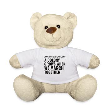 Ant Keeper Ant Lover Entomologist Insect Collector - Teddy Bear - white - Front