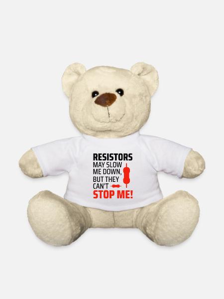 Elektriker Humor Elektrotechniker Ingenieur - Teddy - Weiß