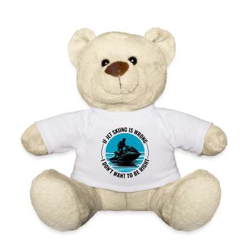 Jet Skiing Watersports Speed Adventure Ocean Ride - Teddy Bear - white - Front