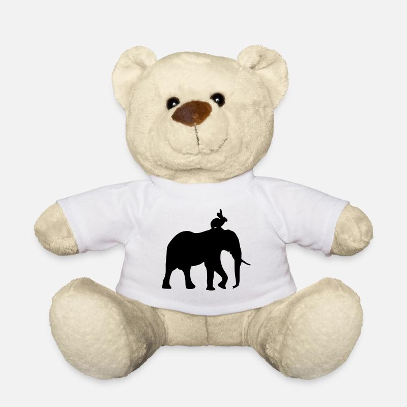 hase elefant - Teddy - Weiß