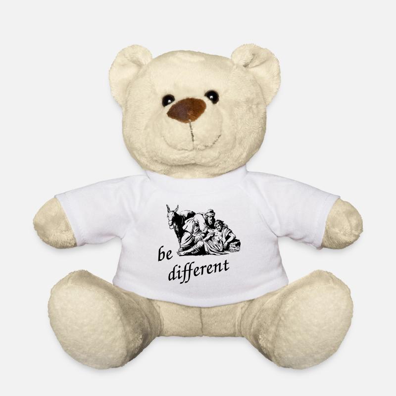 Samaritain - be different - Nounours - blanc