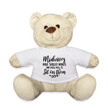 Hebamme - Teddy - Weiß - Vorne