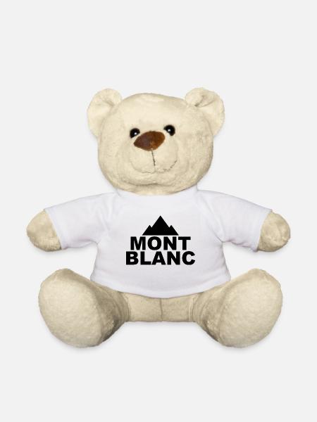 Montagne Mont-Blanc - Nounours - blanc