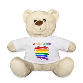 La Vida es colorida - Teddy - Weiß - Vorne