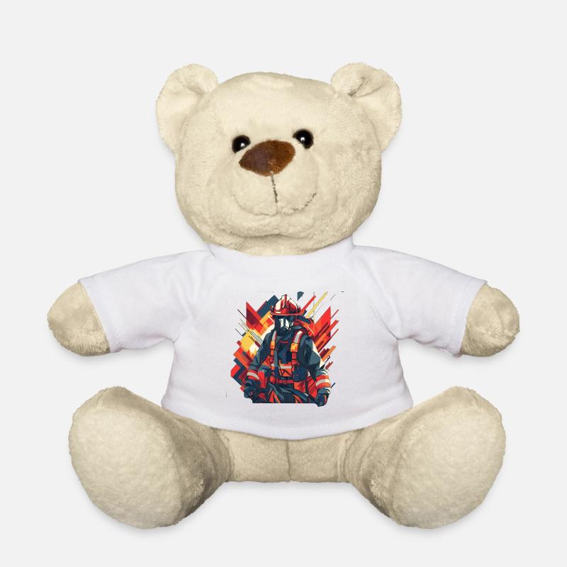 Helden des Feuers - Teddy - Weiß