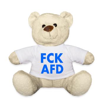 Fck afd - Teddy - Weiß - Vorne