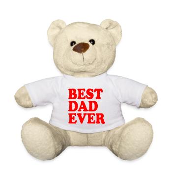 Best dad ever - Nounours - blanc - Devant
