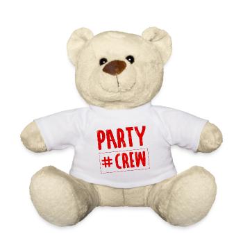 Party Crew Celebrations - Teddy Bear - white - Front