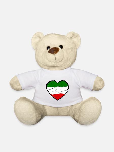 Herz von Italien - Teddy - Weiß