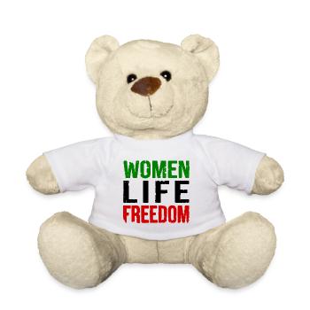 Women life freedom - Nounours - blanc - Devant