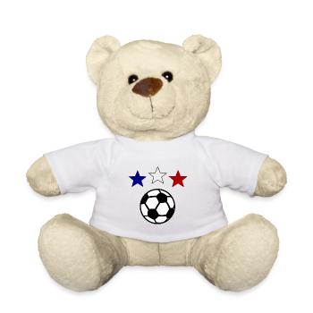 Français football - Nounours - blanc - Devant