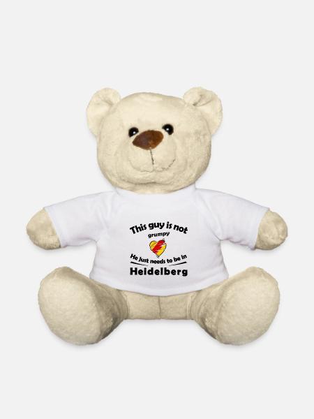 Das Herz in Heidelberg - Teddy - Weiß
