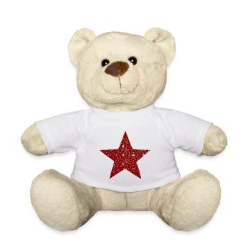 Der sozialistische Stern - Teddy - Weiß - Vorne