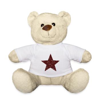 Stern und Sozialismus - Teddy - Weiß - Vorne
