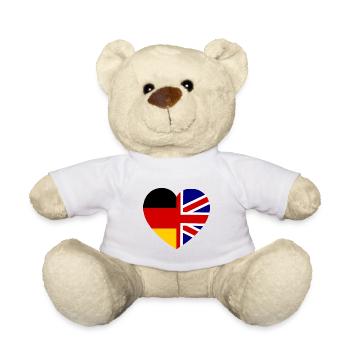 L’amour allemand anglais - Nounours - blanc - Devant