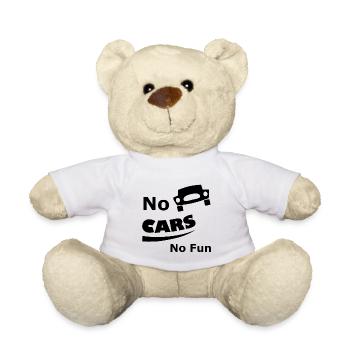 Pour les mordus de voitures - Nounours - blanc - Devant