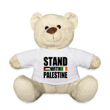 Stand with palestine - Nounours - blanc - Devant